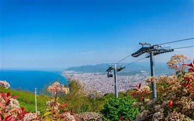 Ordu vom Balkon des Boztepe, Türkei